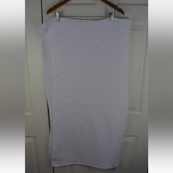 Swaddle Designs Polka Dot Baby Blanket Swaddle Muslin White Pink Security Lovey - Picture 4 of 6